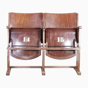 Vintage Cinema Bench from Ton, 1960s