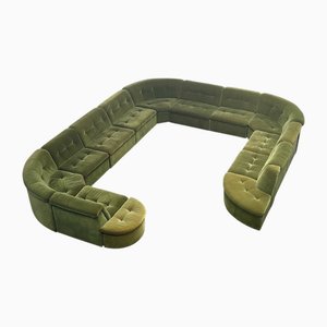Vintage Modular Lounge Sofa, 1970s, Set of 13
