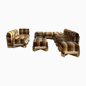 Modular Duna Sofa by Guarnacci, Padovano and Vagnoni for 1P, 1969, Set of 10