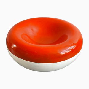 Space Age La Boule Sessel aus Fiberglas & Gelcoat von Charles Zublena für Plastiques De Bourgogne, 1960er