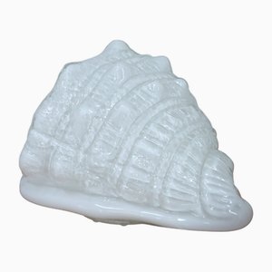 Muschelförmige Tischlampe aus Muranoglas von AV Mazzega, 1970er