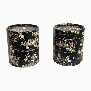 Mid-Century Candy Boxes, 1950s, Set of 2