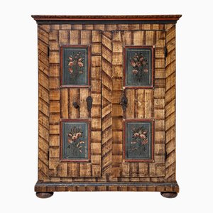 18th Century Hand-Painted Provincial Cabinet