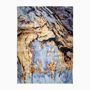 Tapis Glacial Haven en Laine et Viscose Tissées Main par Murano Shutters