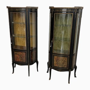 Vitrines Boulle, France, 1930s, Set de 2