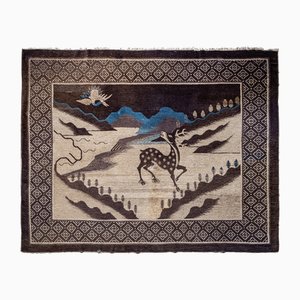 Tapis Baotou, Chine Première Moitié du 20ème Siècle