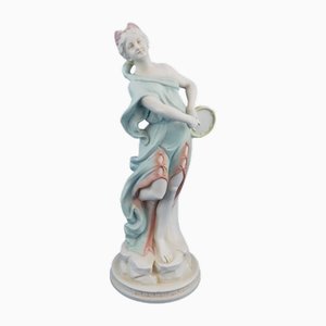 20th Century Vestal Lady Sculpture in Biscuit Porcelain in the style of Royal Dux, Austria or Germany
