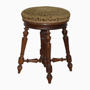 Adjustable Wood Round Piano Stool