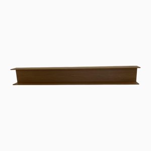 Large Floating Teak Wall Mounted Shelf attributed to Walter Wirtz for Wilhelm Renz, 1969