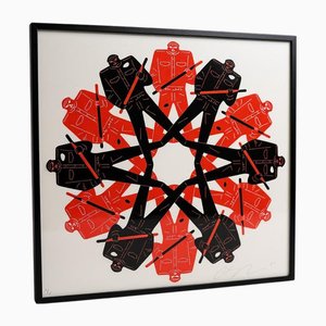 Cleon Petterson, Rule of Law, 2018, Lithograph