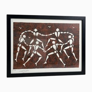 Jérôme Mesnager, Dance of the Bodies, Artist's Proof Screenprint