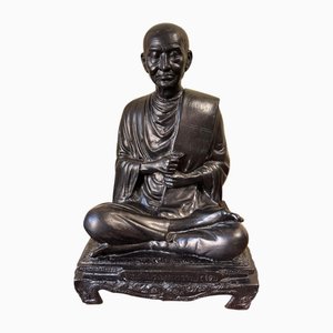 Asian Bronze Sculpture of Wise Man, Thailand, 20th Century