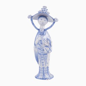 The Four Seasons Series Autumn Figurine in Ceramic by Bjørn Wiinblad, 1986
