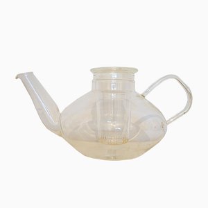 Vintage Tea Pot in Glass by Heinrich Löffelhardt for Schott