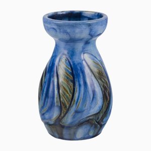 Vase Art Nouveau en Céramique Vernie de Møller & Bøgely, 1917-1920