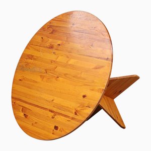 Table de Salle à Manger ou Centre de Table en Pin dans le style de Charlotte Perriand, France, 1950s