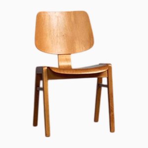 Stacking Chairs in Plywood in the style of Egon Eiermann, Cees Braakman & Eames, 1950s