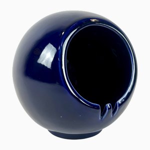 Large Space Age German Pottery Spherical Ball Ashtray, 1960s