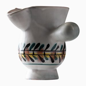 Vase Chocolat en Céramique par Roger Capron, 1960s
