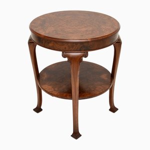 Antique Burr Walnut Occasional Side Table, 1900