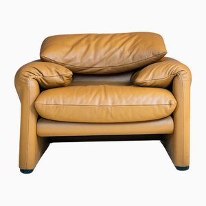 Fauteuil Maralunga par Vico Magistretti pour Cassina, 1973
