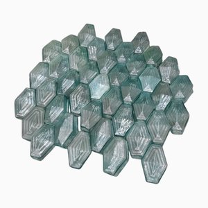 Falconnier Glass Blocks Series 9 by Gustave Falconnier, Set of 40
