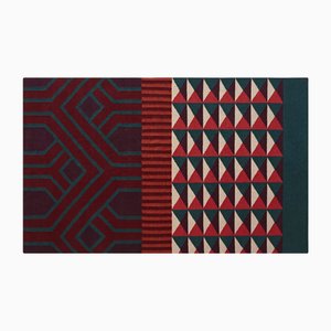 Tapis Kilim Ndebele Roja par Sandra Figuerola