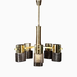 Ceiling Lamp attributed to Gaetano Sciolari, Italy, 1960s