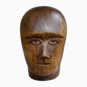 Moule à Chapeau de Modiste en Bois, Allemagne, 1920