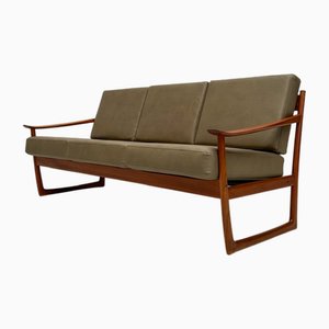 Dänisches Vintage Teak 3-Sitzer Sofa FD 130 von Peter Hvidt & Orla Mølgaard-Nielsen für France & Daverkosen, 1960er