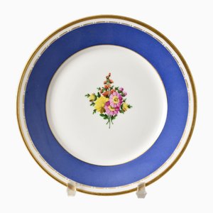 Hand-Painted Porcelain Plate from Befos, 1890s