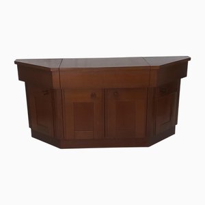 Meuble de Bar en Noyer par Silvio Coppola pour Bernini, 1960s