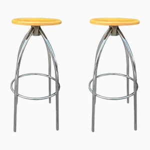 Vintage Spanish Bar Stools by Philippe Starck for Merak, 1983, Set of 2