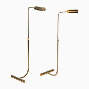 Réédition d'un Lampadaire Ajustable en Laiton Plaqué Chrome de Blend Roma, 1960s