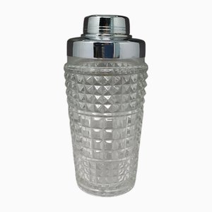 Cut Crystal Cocktailshaker, Italien, 1960er