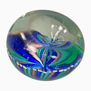 Butoir de Porte Rond Moderne en Verre de Murano Multicolore, Italie, 1980s