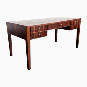 Dänischer Vintage Chefschreibtisch von Ole Wanscher, 1960er