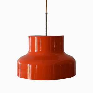 Orange Bumling Lampe von Ateljé Lyktan, 1960er