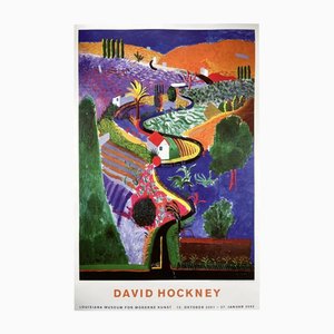 David Hockney, Affiche Nichols Canyon, Papier
