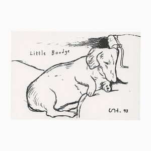 David Hockney, Affiche Little Boodge, Lithographie