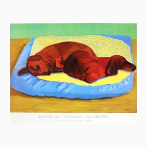David Hockney, Hund 43 Poster, Papier