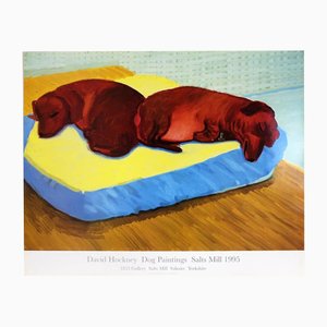 David Hockney, Dog 38, 1995, Paper