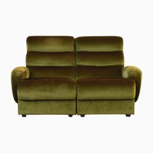 Sofá modular alemán Mid-Century moderno, años 70. Juego de 2