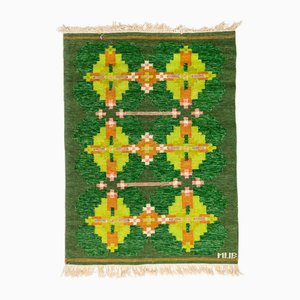 Tapis Moderne Mid-Century Tissé Plat Scandinave