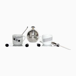 Service à Café Vintage par Morinox, Italie, 1980s, Set de 3