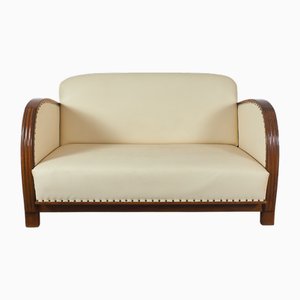 Sofá de dos plazas italiano vintage, años 40