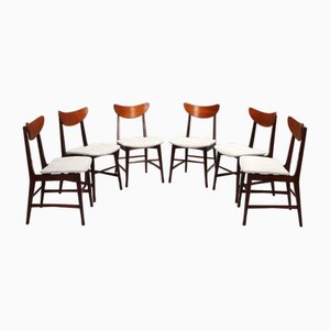 Vintage Italian Chairs in Teak, 1960s