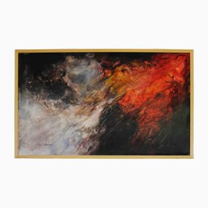 Pino Lancia, Congiunzioni Astrali, Peinture sur Toile, 2000