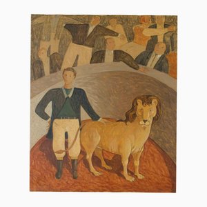 Alberto Gallerati, San Daniele, Oil on Canvas, 1970s