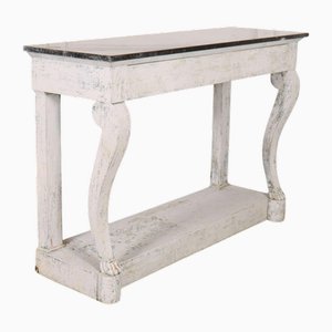 French Marble Topped Console Table